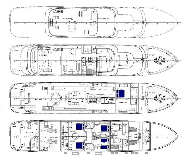 Fifth Ocean Yachts 42M MOTOR YACHT