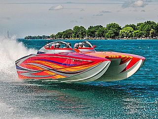 Skater Powerboats 32