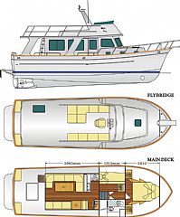 Explorer Motor Yachts Explorer 43 Sedan